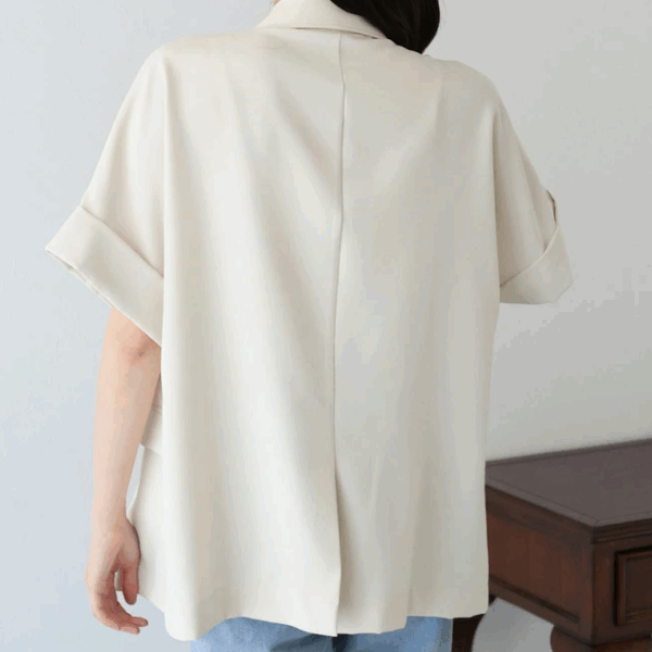 2025新品⍣BLUE EAST短袖襯衫外套