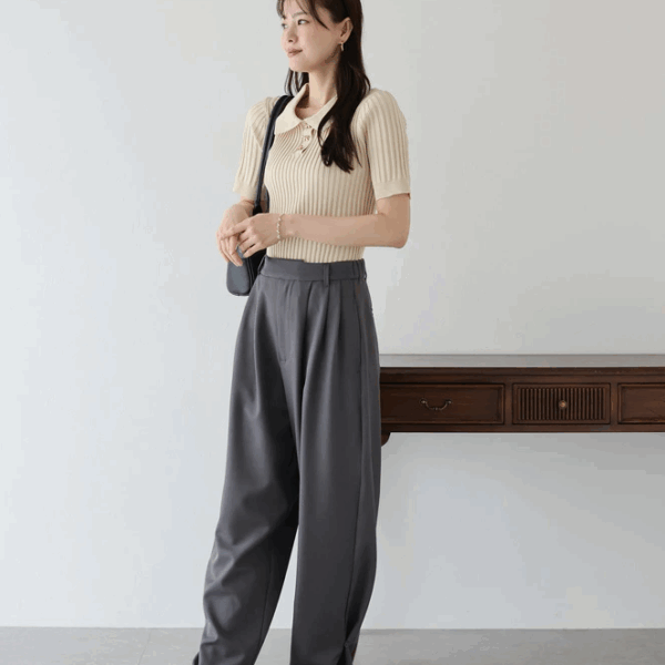 2025新品⍣BLUE EAST蝴蝶結POLO針織上衣