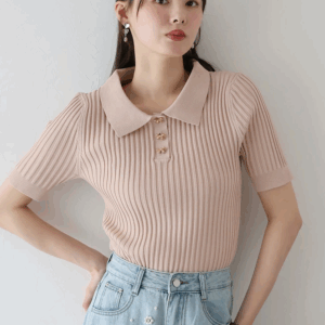 2025新品⍣BLUE EAST蝴蝶結POLO針織上衣