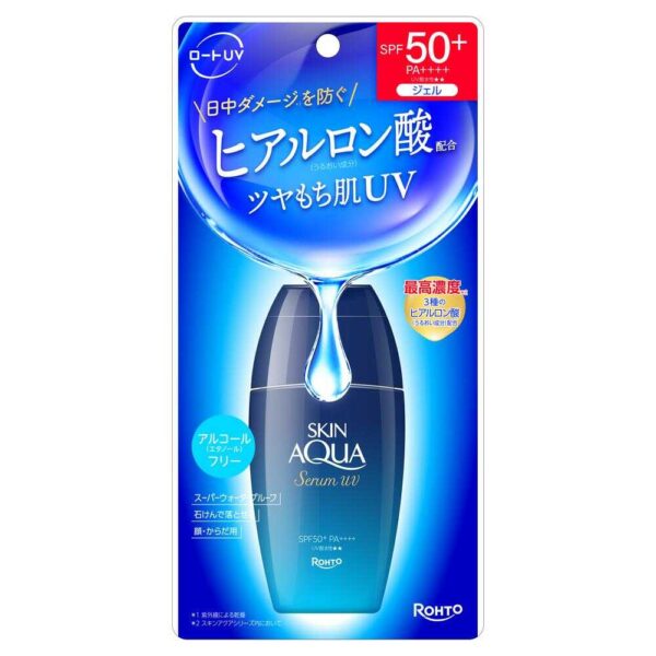 SKIN AQUA 藍瓶水感防曬 日本SKIN AQUA 超保濕超水感防曬70g SPF50 PA++++