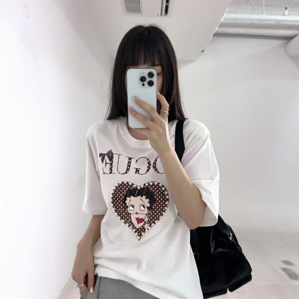 VOGUE甜心貝蒂印花上衣-1 VOGUE甜心貝蒂印花上衣(3色)