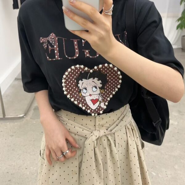 VOGUE甜心貝蒂印花上衣-4 VOGUE甜心貝蒂印花上衣(3色)