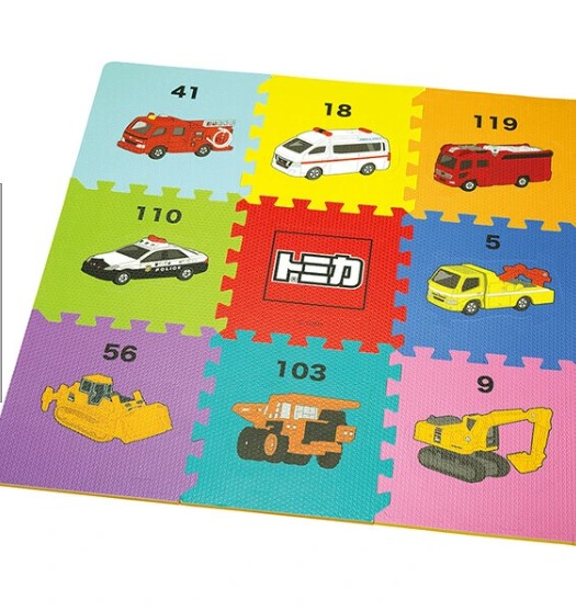 車車拼圖地墊 日本超可愛卡通拼圖巧拼(6款)