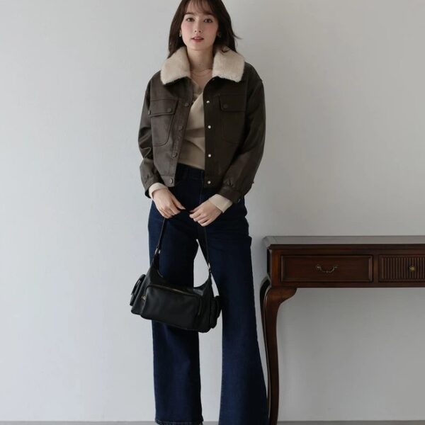 BLUE EAST時髦皮衣外套(2色)
